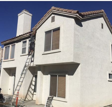 Two-story exterior — trim & body